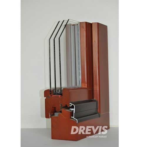 Drevené okno Comfort plus 78/23